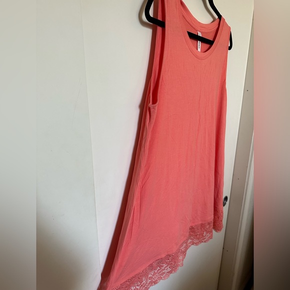 Zenana Premium 2 Piece Lace Bottom Tank Tops Size 1X - Picture 10 of 13